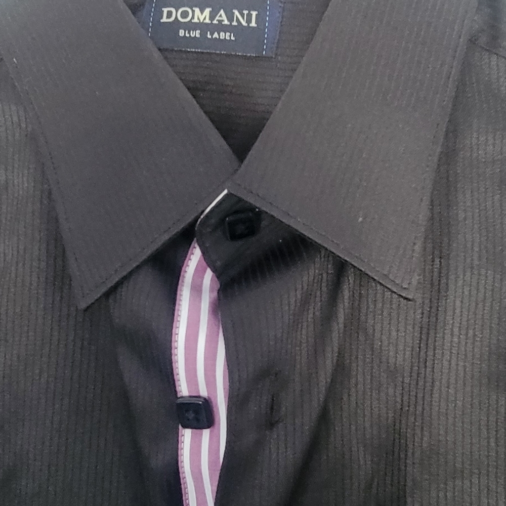 Brand New Domani Blue Label Button Down - Picture 5 of 8